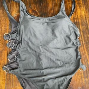 Women’s one piece bathing suit live love dream size large